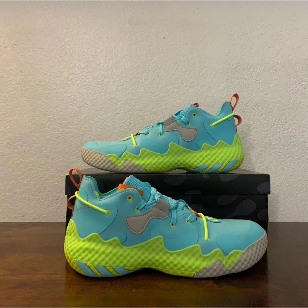 Adidas Harden Vol.6 'Pulse Aqua Solar Yellow' GV8703 Men's Size 11.5